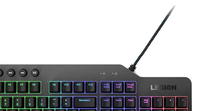 کابل کنفی کیبورد مکانیکی گیمینگ لنوو Legion K500
