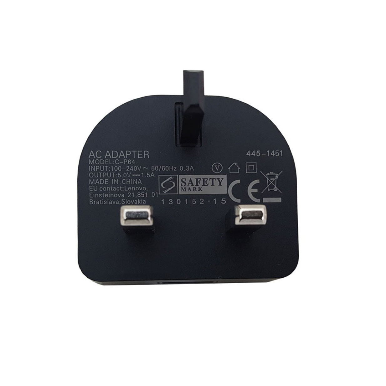 شارژر تبلت لنوو 5v 1.5a مدل c-p64
