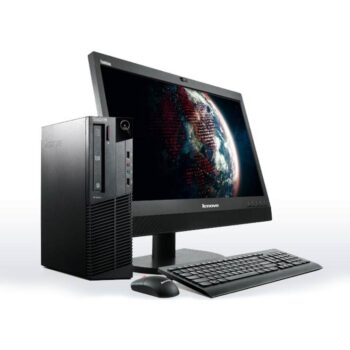 کیس لنوو ThinkCentre M92به همراه مانیتور و موس و کیبورد