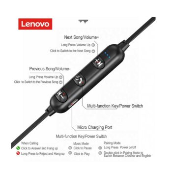 هندزفری بلوتوثی لنوو مدل LENOVO H204 - تصویر 2