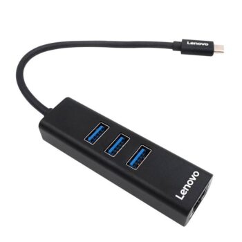 تبدیل type c به USB 3.0 و LAN مدل Lenovo C615