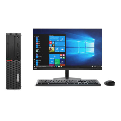 کیس لنوو thinkcentre m920 همراه مانیتور و کیبرد و موس