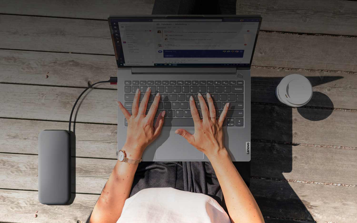 پاوربانک لنوو 20000 میلی آمپر مدل Lenovo USB-C Laptop