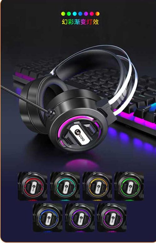 هدست سیمی گیمینگ لنوو مدل Lenovo lecoo HT401