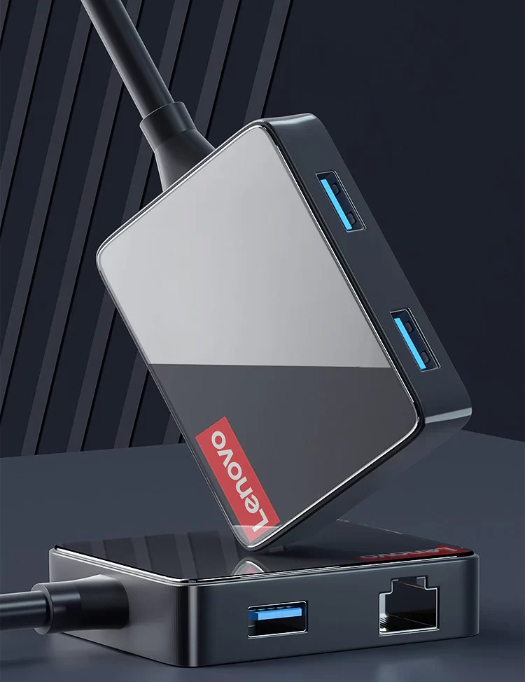 هاب شبکه USB TYPE-C لنوو مدل LP0803