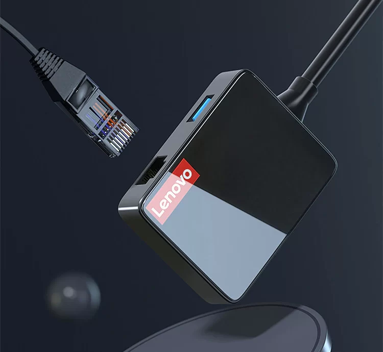 هاب شبکه USB TYPE-C لنوو مدل LP0803
