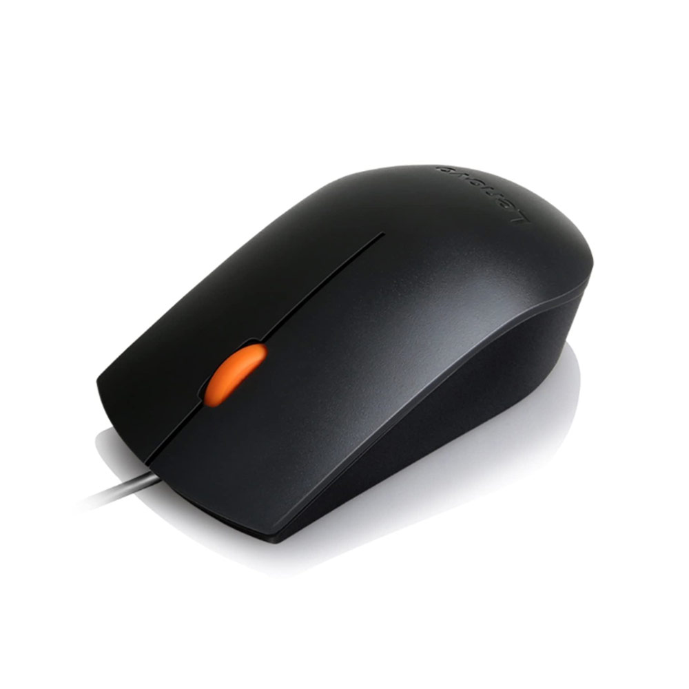 mouse-300-wired-02 موس با سيم لنوو Lenovo 300 USB