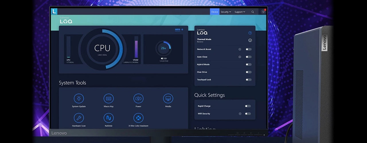 کیس گیمینگ لنوو LOQ Tower (Intel)