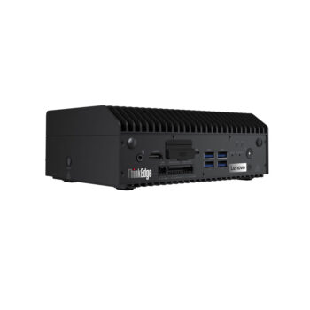 اج کلاینت لنوو ThinkEdge SE70 powered by AWS Panorama - نمای جلو کناری