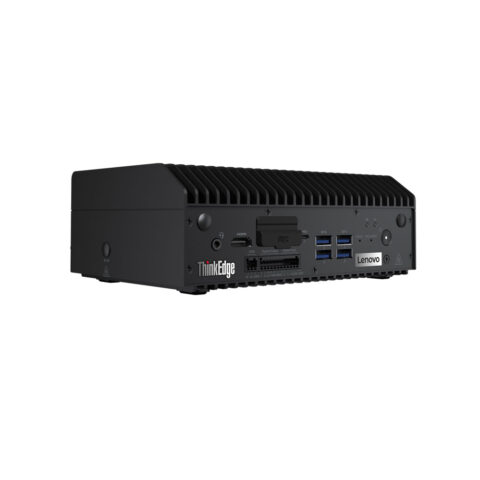 اج کلاینت لنوو ThinkEdge SE70 powered by AWS Panorama - نمای جلو کناری