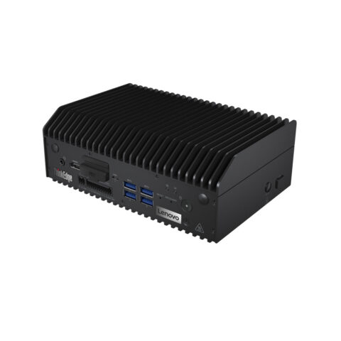 اج کلاینت لنوو ThinkEdge SE70 powered by AWS Panorama - نمای روبرو و کناری
