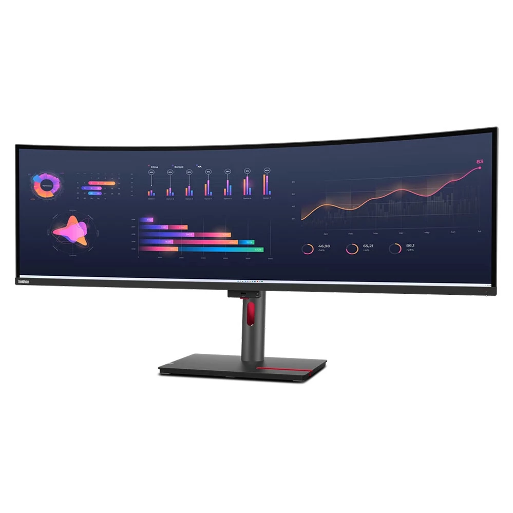 ThinkVision P49w-30 (1) مانیتور منحنی 49 اینچی لنوو ThinkVision P49w-30