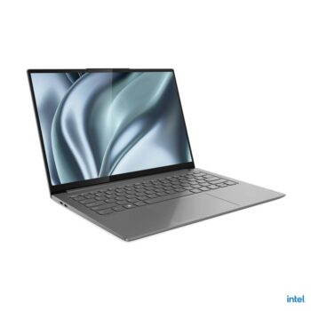 لپ تاپ لنوو Lenovo Slim 7 (14″ Intel) نمای باز روبرو راست
