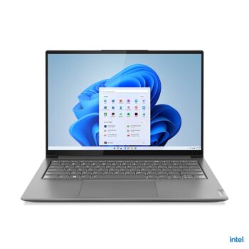لپ تاپ لنوو Lenovo Slim 7 (14″ Intel) نمای باز روبرو