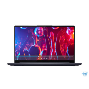 لپ تاپ لنوو Yoga Slim 7 (15″ Intel) نمای باز ال سی دی