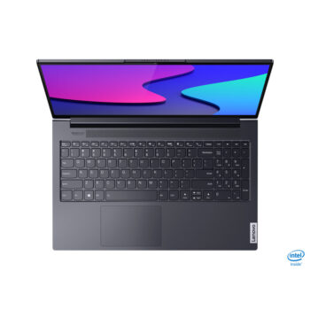 لپ تاپ لنوو Yoga Slim 7 (15″ Intel) نمای باز بالا