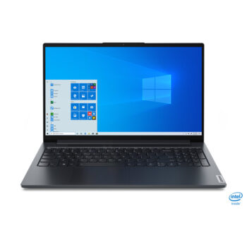 لپ تاپ لنوو Yoga Slim 7 (15″ Intel) نمای باز روبرو