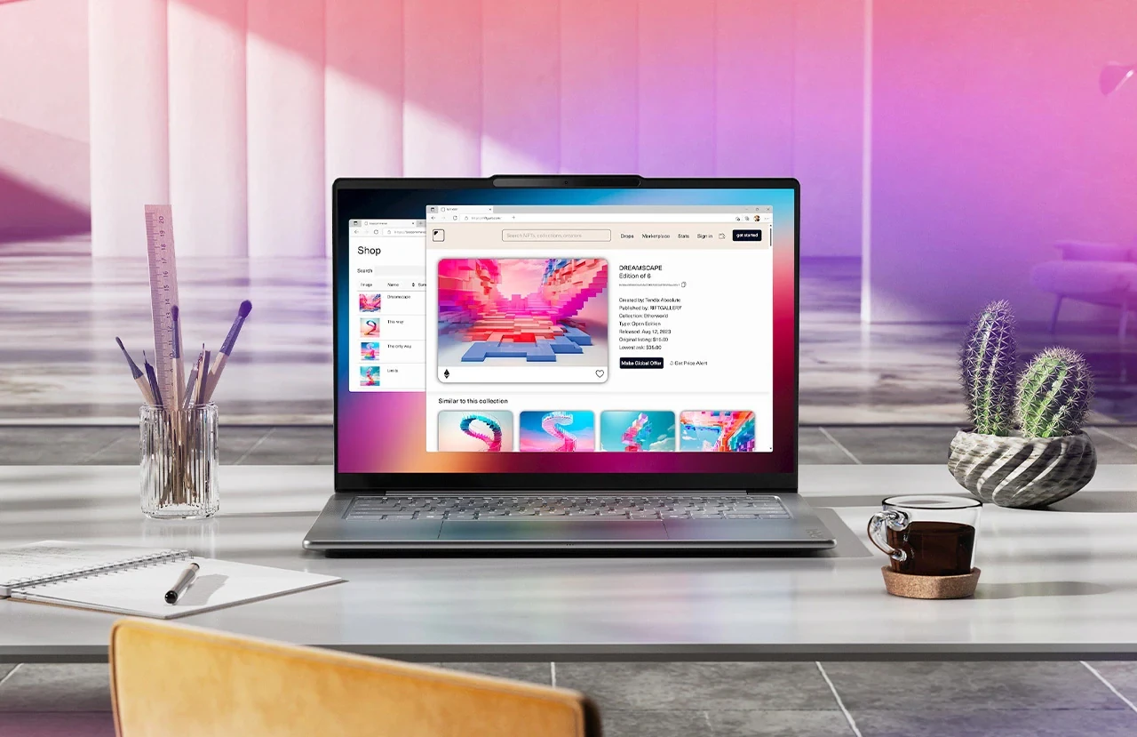 لپ تاپ لنوو Yoga Slim 7i Aura Edition Gen 10 (14″ Intel)