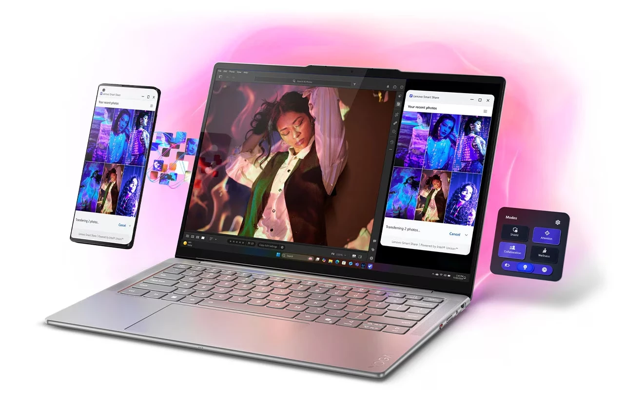 لپ تاپ لنوو Yoga Slim 7i Aura Edition Gen 10 (14″ Intel)