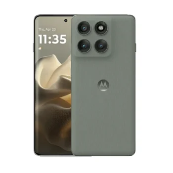 پشت سبز تلفن هوشمند لنوو motorola edge 60 pro