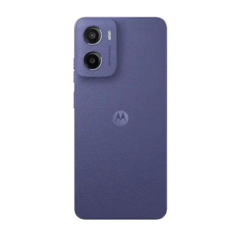 پشت بنفش تلفن هوشمند لنوو moto e15