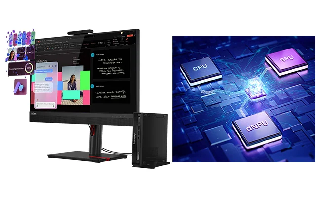 Features (1) ThinkCentre M70q Gen 6
