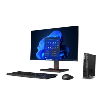 کنار مانیتور میکرو کیس ورک استیشن لنوو ThinkStation P3 Tiny Gen 2 (Intel)